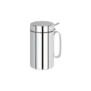 Amanda Premium Stainless Steel Oil Dispenser with Nozzle 1 Litre (1000 ml) | Oil Container | Oil Pourer | Oil Pot with Handle | Food Grade Stainless Steel