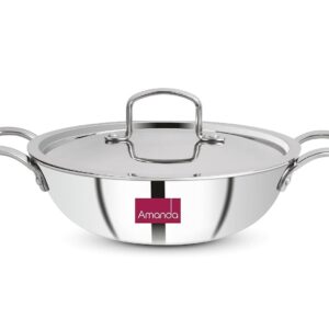 Amanda Triply Stainless Steel Kadai