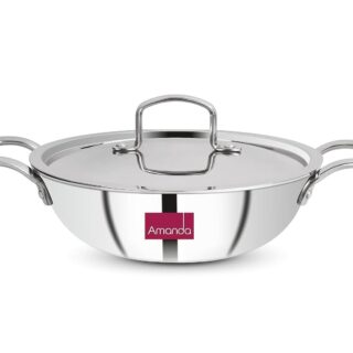 Amanda Triply Stainless Steel Kadai