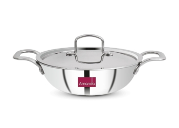 Amanda Triply Stainless Steel Kadai