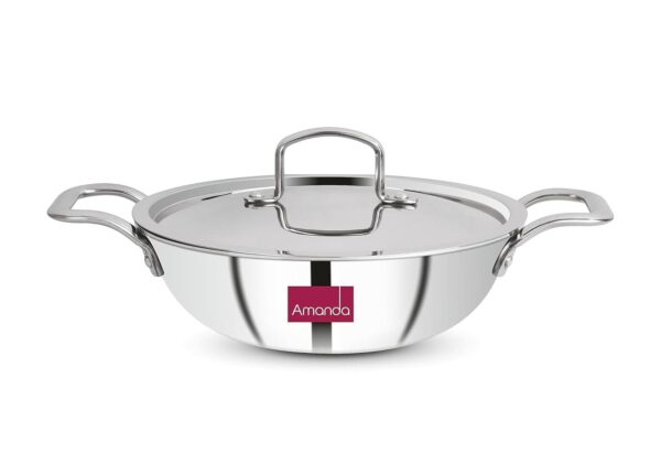 Amanda Triply Stainless Steel Kadai